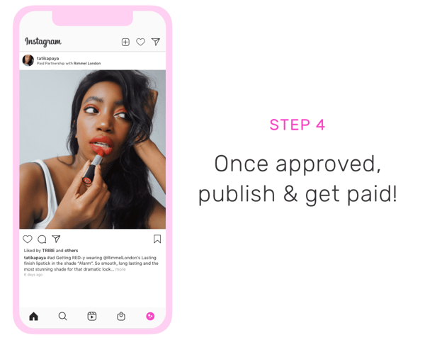 Step 4. Once approved, publish & get paid!