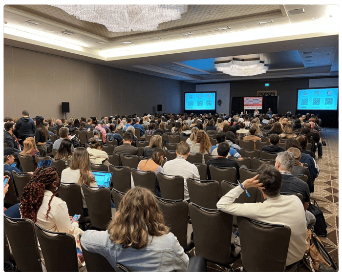 sxsw2022 full house at "Has TikTok won the creator wars?"