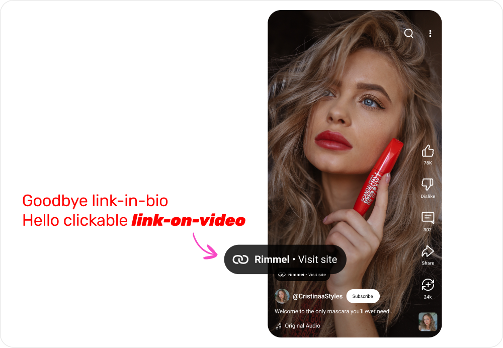 youtube brand site links hello link on video
