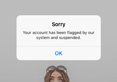 avs popup sorry png - block fake followers instagram