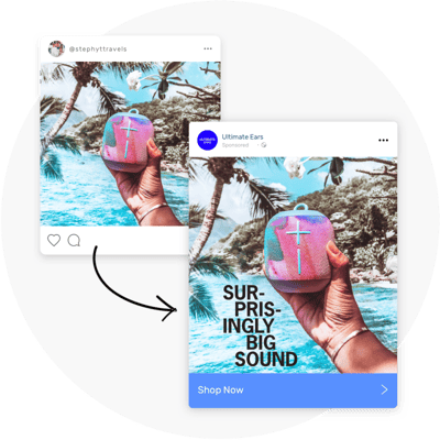 Brands amplifying Influencer content for their own social channels Brands amplifying Influencer content for their own social channels