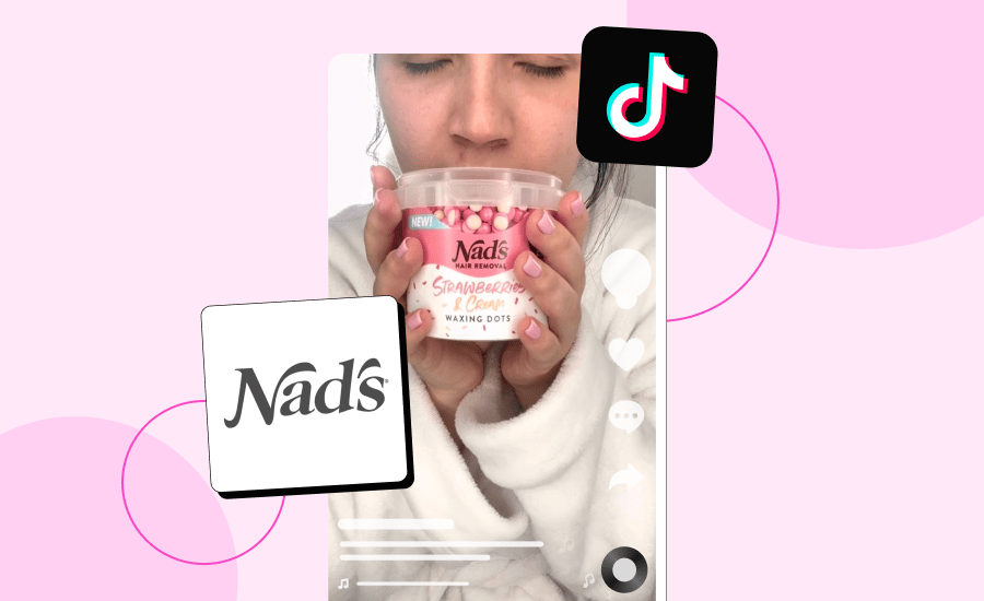 Nad's Strawberry & Cream Waxing Dots